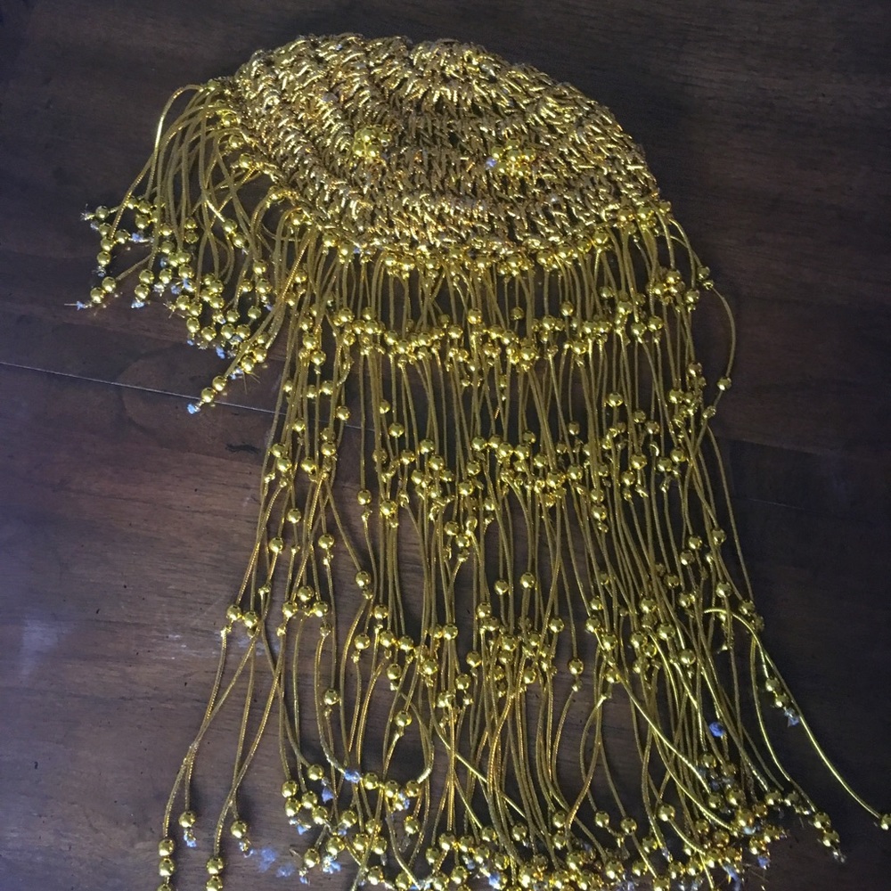 Cleopatra beaded wig